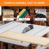 Table Saw, 10 in 15A Multifunctional Saw with Stand & Push Stick for Jobside, 90° Cross Cut & 0-45° Bevel Cut, Cutting Speed Up to 5000RPM, Adjustable Blade Height, Ideal for Woodworking, Orange