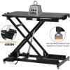 Upgrade 47 in Electric Grooming Table, Large Height Adjustable, Heavy Duty Collapsible Dog Grooming Station with Overhead Arms, Noose, Maximum Capacity Up to 264 LBS, Black