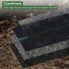 Woven Landscape Fabric 5.8oz, 3 x 300FT Weed Fabric Barrier, Double Layer, Garden Fabric Weed Barrier, Weed Control Fabric Ground Cover, Gardening Mat for Garden Beds, Landscaping