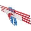 48 in x 8 in Bull Float Magnesium Concrete Float, Round End Concrete Float Tool with Flexible Bracket
