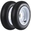 4.80-8 4.80×8 480-8 4.80-8 Trailer Tires with 8 in Rims, 4 Lug on 4 in, Load Range C, 6PR