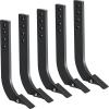 GARVEE Box Blade for Tractor, 18 in Ripper Shanks for Box Blade, Box Blade Shank with 4 Holes, Ripper Point/Scarifier Tooth for Box Blade Shank for Replacement, Digging, Plowing (5 Pieces)(6)