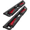 GARVEE Running Boards Compatible with Chevy Colorado/GMC Canyon Crew Cab 2015-2023, Powder Coated Truck Side Steps Nerf Bar Rock Sliders(Steel-Triple tube)