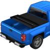 GARVEE Soft Tri-Fold Truck Bed Covers, Tri-Fold Truck Bed Tonneau Cover Compatible with 2014-2019 Chevy Silverado/GMC Sierra 1500 New Body Style, Fleetside 5.8 ft Bed(5’8″ (68″) Tri-Fold Bed)