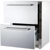 Garvee 24 in Undercounter Refrigerators with Weatherproof Full Stainless Steel Body, Built-in Beverage Refrigerator for Home and Commercial Use, Stainless Steel Door, Fast Cooling, Low Noise, 37-65 °F