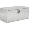 Garvee 48 in Heavy Duty Aluminum Tool Underbody Box, Waterproof Square Truck Storage Organizer Chest for Pick Up Truck Bed, Rv Trailer (48″ X 18″ X 18″ – Sliver)(30″ X 18″ X 18″ – Sliver)