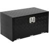 Garvee 48 in Heavy Duty Aluminum Tool Underbody Box, Waterproof Square Truck Storage Organizer Chest for Pick Up Truck Bed, Rv Trailer (48″ X 18″ X 18″ – Sliver)(24″ X 18″ X 18″ – Black)
