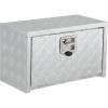Garvee 48 in Heavy Duty Aluminum Tool Underbody Box, Waterproof Square Truck Storage Organizer Chest for Pick Up Truck Bed, Rv Trailer (48″ X 18″ X 18″ – Sliver)(24″ X 14″ X 16″ – Sliver)
