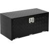 Garvee 48 in Heavy Duty Aluminum Tool Underbody Box, Waterproof Square Truck Storage Organizer Chest for Pick Up Truck Bed, Rv Trailer (48″ X 18″ X 18″ – Sliver)(30″ X 18″ X 18″ – Black)