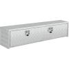 Garvee 48 in Heavy Duty Aluminum Tool Underbody Box, Waterproof Square Truck Storage Organizer Chest for Pick Up Truck Bed, Rv Trailer (48″ X 18″ X 18″ – Sliver)(60″ X 18″ X 18″ – Sliver)