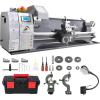 Garvee 9 in x 24 in Metal Lathe Machine, 0-2500 RPM Variable Speed, 1100W Benchtop Lathe with 5 in 3-Jaw Chuck, Precision Lathe Machine with Metal Gears and Tool Box for Metal Turning