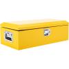 Garvee Black Steel Truck Bed Tool Box, Diamond Plate Tool Box with Side Handle and Lock Keys, Storage Toolbox Chest Box Organizer for Pickup, Truck Bed, RV, Trailer(Yellow)