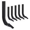 Garvee Box Blade Shank, 16 in Ripper Shank, 3 Holes Box Scraper Shank, Scarifier Shank with Removable Tapered Teeth and Pins, Adjustable Shanks Assembly for Replacement, Digging, Plowing, 6 Pack(6 PCS (16”- NEW))