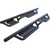 Garvee Running Boards Compatible with 2018-2024 Jeep Wrangler JL 4 Door, Black Powder Coated Nerf Bar w/Two Stairs Design All-Steel Build, Bolt-on Side Steps(Wrangler JT 4 Door)