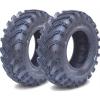 Garvee Set of 2 ATV Tires 25x8x12, 25×8-12 ATV Tires, 6PR, Tubeless, All Terrain ATV/UTV Off-Road Tire(Tread Pattern 2 (MARS-A/B))