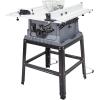 Garvee Table Saw, 10 in 15A Multifunctional Saw with Stand & Push Stick, 90° Cross Cut & 0-45° Bevel Cut, 5000RPM, Adjustable Blade Height, Ideal for Woodworking