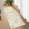 Garvee Washable Rug 9×12 Living Room Rug Modern Abstract Rugs with Non Slip Backing Non Shedding Low Pile Throw Mats Contemporary Foldable Floor Carpet for Dining Room, Bedroom, Office, Coffee(Vintage|taupe)