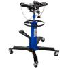 Transmission Jack, 0.6 T/1322 LBS Hydraulic Telescopic Transmission Jack, 2-Stage Floor-Standing Transmission Jack, with Foot Pedal, 360° Swivel Wheel, Garage/Workshop/Car Lift, Blue(Blue 1322 lb Single Plunger)