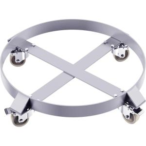 55 gal Drum Dolly,Heavy Duty 1000 LBS Load Capacity, Barrel Dolly Cart Drum Caddy, Non Tipping Hand Truck Dollies with Steel Frame 4 Swivel Casters Wheel, for Warehouse Drum Handling (4 pcs)(1 Pcs)