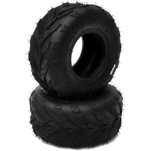 Garvee 145/70-6 ATV & Go Kart Mini Bike Tires, 145 70-6 Street Mini Bike Tires 6PR Tubeless Set of 2