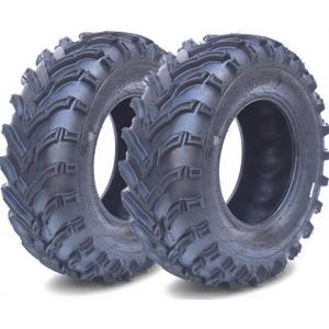 Garvee Set of 2 ATV Tires 25x8x12, 25×8-12 ATV Tires, 6PR, Tubeless, All Terrain ATV/UTV Off-Road Tire(Tread Pattern 2 (MARS-A/B))
