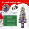 Garvee 4.5Ft Prelit Artificial Christmas Trees with 200 Warm Lights