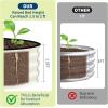 4x2x2 ft Galvanized Raised Garden Bed Outdoor, 24 in Tall Metal Planter Box for Flowers Herbs Vegetables, Rust-Resistant Raised Garden Beds for Gardening, Easy Assembly Outdoor Garden Box & Planters(Beige (1 Pcs))