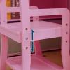 Garvee Kids Desk, Study Desk and Chair Set for Boys and Girl, Wooden Kids Writing Table with Bookshelf, Bulletin Board, and Cabinets for Ages 3-8(Pink)