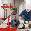 GARVEE Drain Cleaner Machine, 50 ft X 5/16 in Professional Automatic Electric Drain Auger for 3/4 to 3 in Pipes, Portable Electric Drain Snake with 6 Cutters & Foot Switch and Pair of Gloves