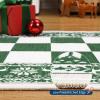 Garvee 2×6 Runner Rug, Checkered Christmas Rugs for Holiday Decor, Non Slip Low Pile Washable Rug for Kitchen, Entryway, Living Room, Bedroom, Red(Green and White)