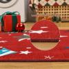 Garvee 2×6 Runner Rug, Checkered Christmas Rugs for Holiday Decor, Non Slip Low Pile Washable Rug for Kitchen, Entryway, Living Room, Bedroom, Red(Red (Xmas Tree))