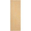 Garvee Abstract Lines 2×6 Washable Runner Rug Kitchen Rugs Non Slip Washable Modern Bedside Rug Non Shedding Entryway Floor Mat Stain Resistant Thin Indoor Carpet for Bedroom Farmhouse, Orange