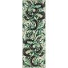 Garvee Hallway Runner Rug 2×6 Washable Kitchen Rugs Non Slip Bathroom Rugs Stain Resistant Entryway Rug Modern Snake Area Rug for Front Door Laundry Room Green(6′ (Round))