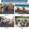 Garvee Patio Rugs Outdoor 10×14 Plastic Straw Rug Reversible Camping Carpet, Waterproof Vintage Outdoor Mat with 4 Stakes and Storage Bag for RV, Picnic, Backyard, Deck, Balcony, Porch, Beach(Geometric|black&grey)
