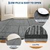 Garvee Washable 2×6 Kitchen Rugs, Modern Geometric Entryway Rug Soft Non Slip Washable Runner Rug for Hallway Bedroom, Stain Resistant Low Pile Contemporary Long Carpet for Entrance Laundry, Green(Patchworked|dark Grey)