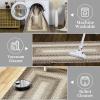 Garvee Washable 4×6 Area Rug for Bedroom Low Pile Living Room Carpet Mat Non Shedding Modern Braided Print (Not Woven) Small Carpet for Bedside Kitchen Entryway Kids Room Office College Dorm, Beige(Braided | Beige)