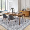 Garvee Washable 4×6 Area Rugs for Living Room – Rug Bedroom Rug-Carpet, Neutral Moody Vintage, Traditional Dining Room Rugs, Office Soft Comfortable, Non Slip. Red(Gray Tone)