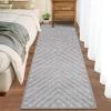 Garvee Washable Rug 4×6 Area Rugs for Living Room Bedroom, Non Slip Low Pile Modern Geometric Foldable Soft Carpet, Stain Resistant & Easy Cleaning Floor Mats for Entryway,Home Office Decor, Dark Grey(Light Grey)