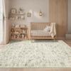 Garvee Washable Rug 5×7 Area Rugs for Living Room Vintage Non Slip Throw Rugs Bedroom Rugs Boho Low Pile Soft Non Shedding Stain Resistant Carpet for Dining Room Nursery Office 5’x7′ Beige