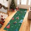 Garvee 2×6 Runner Rug, Checkered Christmas Rugs for Holiday Decor, Non Slip Low Pile Washable Rug for Kitchen, Entryway, Living Room, Bedroom, Red(Green (Xmas Tree))