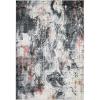 Garvee 8×10 Area Rug for Living Room – Washable, Modern Abstract, Soft Thin, No Slip, Stain Resistant Carpet for Bedroom Dining Room Farmhouse Nursery Home Office. Red(Red and Black)