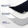 Garvee 10×13 Large Fluffy Living Room Area Rug Soft Plush Bedroom Throw Carpet Modern Solid Color Shaggy Rug Non Slip Non Shedding Fuzzy Faux Fur Area Rug for Nursery Home Decor, Dark Navy