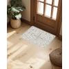 Garvee 2×3 Ft Boho Area Rugs, Modern Machine Washable Area Rug for Living Room Bedroom, Ultra Thin Low Pile Floral Rug, Soft Stain Resistant Carpet with Non Slip Backing(Camel Red)(Multi Color)