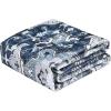 Garvee 2×3 Ft Boho Printed Area Rug,Large Soft Washable Area Rug,Distressed Pattern Rugs for Living Room – Non-Slip,Foldable,Low Pile Vintage Boho Carpet for Bedroom,Dining Room, and Office(Gray(Blue)