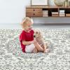 Garvee 3×5 Ft Vintage Distressed Medallion Area Rug – Machine Washable Non-Slip Area Rugs – Boho Floral Carpet for Living Room, Bedroom, Dining Room – Retro Indoor/Outdoor Home Decor(Beige)
