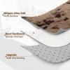 Garvee 8×10 Shag Rug for Living Room Fluffy Rug Non-Slip Modern Solid Color Bedroom Throw Carpet Ultra Soft Nursery Rug Plush Fuzzy Faux Fur Area Rug for Home Decor Bedside Girls Boys, Coffee