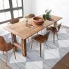 Garvee 9×12 Area Rug Washable Black Rug for Living Room Dining Room Low Pile Neutral Area Rugs Modern Geometric Checkered Rugs Low Pile Bedroom Area Rug(Grey-1)