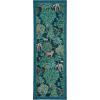 Garvee Jungle Green 8×10 Washable Rugs for Living Room Soft Non Slip Animal Print Bedroom Rugs Large Stain Resistant Botanical Forest Carpet for Kids Play Room Nursery Room Dining Room Decor(Animal Jungle/Blue)