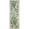 Garvee Jungle Green 8×10 Washable Rugs for Living Room Soft Non Slip Animal Print Bedroom Rugs Large Stain Resistant Botanical Forest Carpet for Kids Play Room Nursery Room Dining Room Decor(Animal Jungle/Beige)
