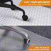 Garvee Office Chair Mat for Hard Floor, 36” x 48” Computer Desk Chair Mat for Floors, Easy Rolling for Office on Carpets Anti-Slip Carpet Protector for Rolling Work and Gaming Chairs(2mm 45*53 in with Spikes)